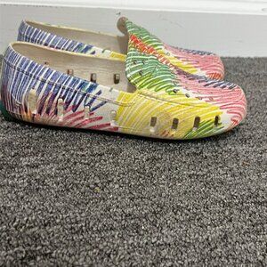 Floafers Unisex Child Prodigy Driver Loafer Crayola Multi Scribble Size 2